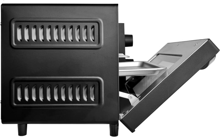 Silva Schneider MB 1000, Minibackofen, 10 L, schwarz, 650 Watt, Temperaturregelung 100-230 °C, Timer