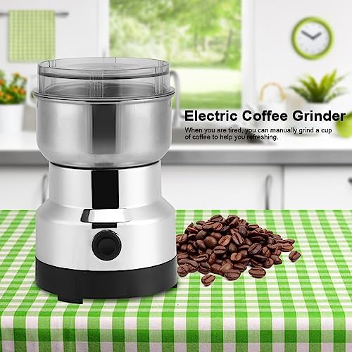 220V Elektrische Edelstahl Kaffeemühle Mahlmaschine, Elektrische Kaffeemühle Edelstahl für frisch ge