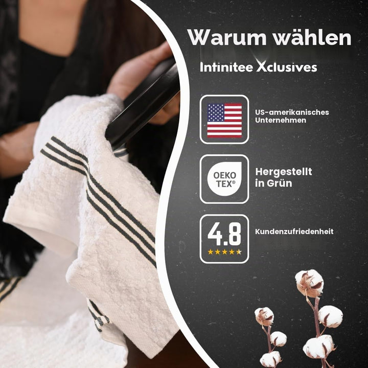 Infinitee Xclusives Küchentücher aus 100 % Baumwolle, ultraweiche Geschirrtücher, super saugfähige F