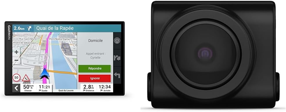 Garmin DriveSmart 86 MT-S – Navigationsgerät mit riesigem 8 Zoll (20,3 cm) & BC 50 – Drahtlose Rückf