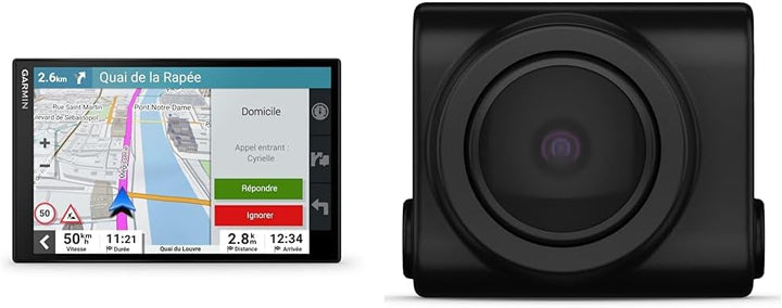 Garmin DriveSmart 86 MT-S – Navigationsgerät mit riesigem 8 Zoll (20,3 cm) & BC 50 – Drahtlose Rückf