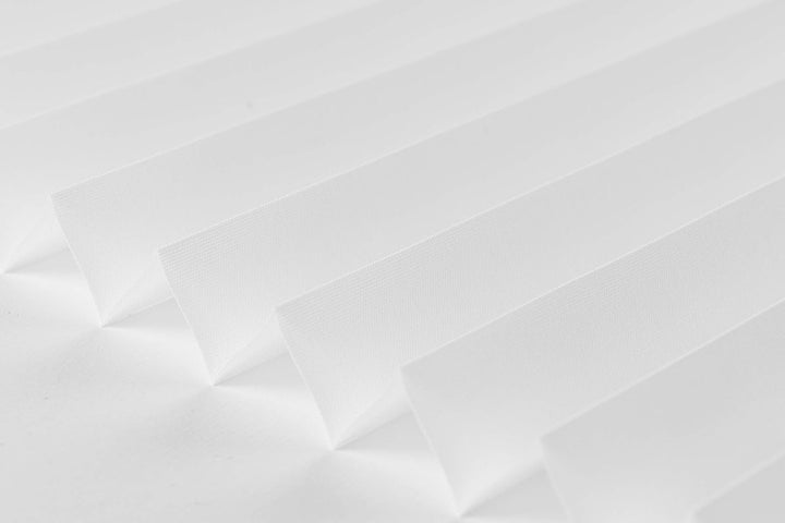 Home-Vision® Premium Plissee Faltrollo ohne Bohren mit Klemmträger / -fix (Weiss, B85cm x H100cm) Bl