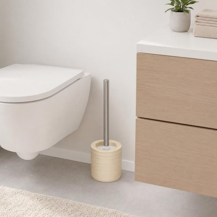 Kleine Wolke Double Accessoires, Keramik, Natur, 120x365 mm Natur WC-Bürstenhalter, Natur WC-Bürsten