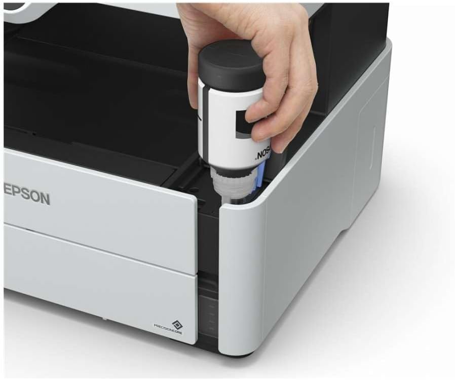 Epson EcoTank ET-M3170 nachfüllbarer 4-in-1-Schwarzweissdrucker (Scanner, Kopierer, Fax, DIN A4, Dup