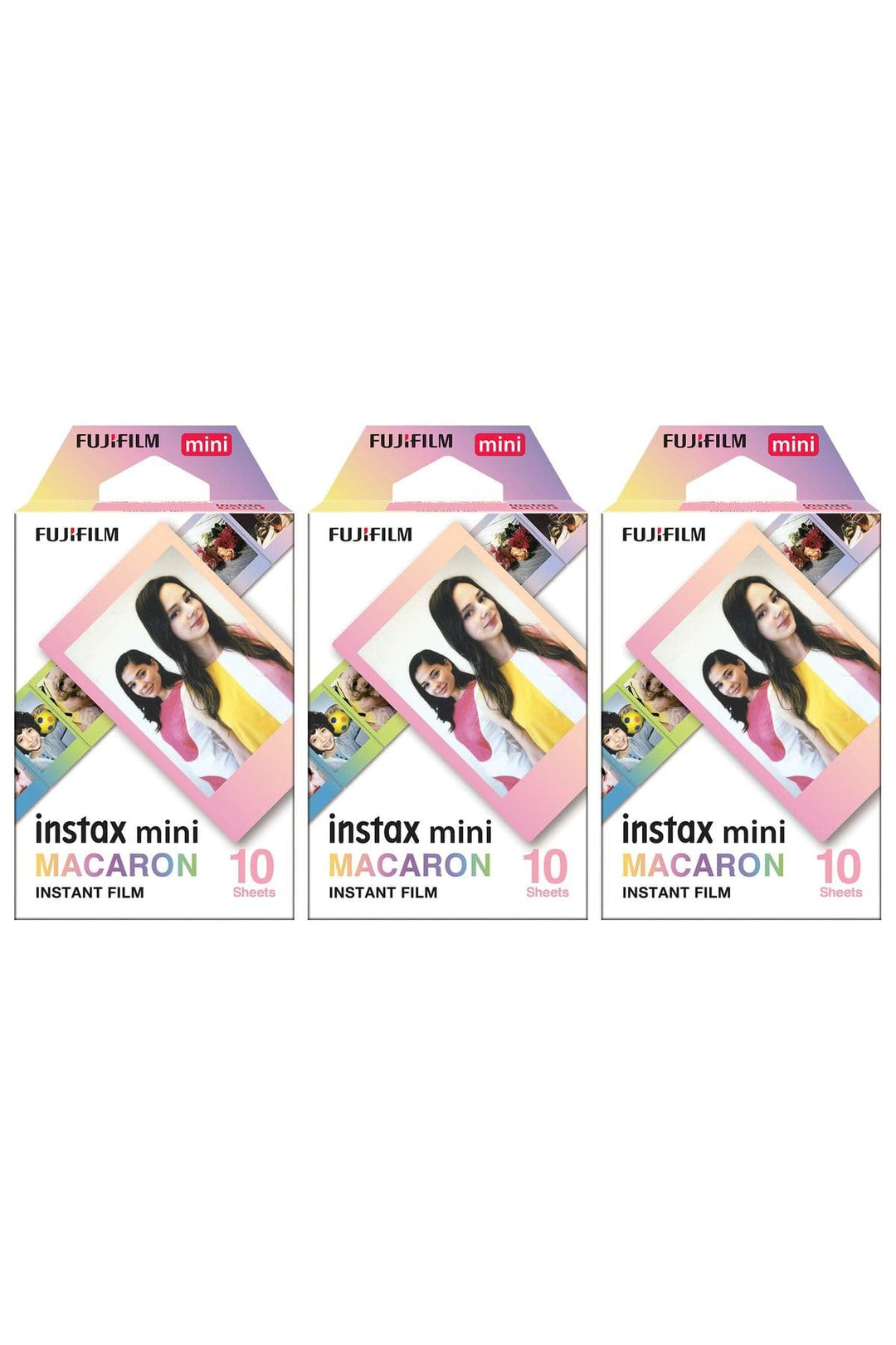 Instax Mini Macaron 10x3 Film Set