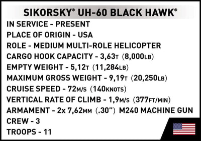 COBI Sikorsky UH -60 Black Hawk