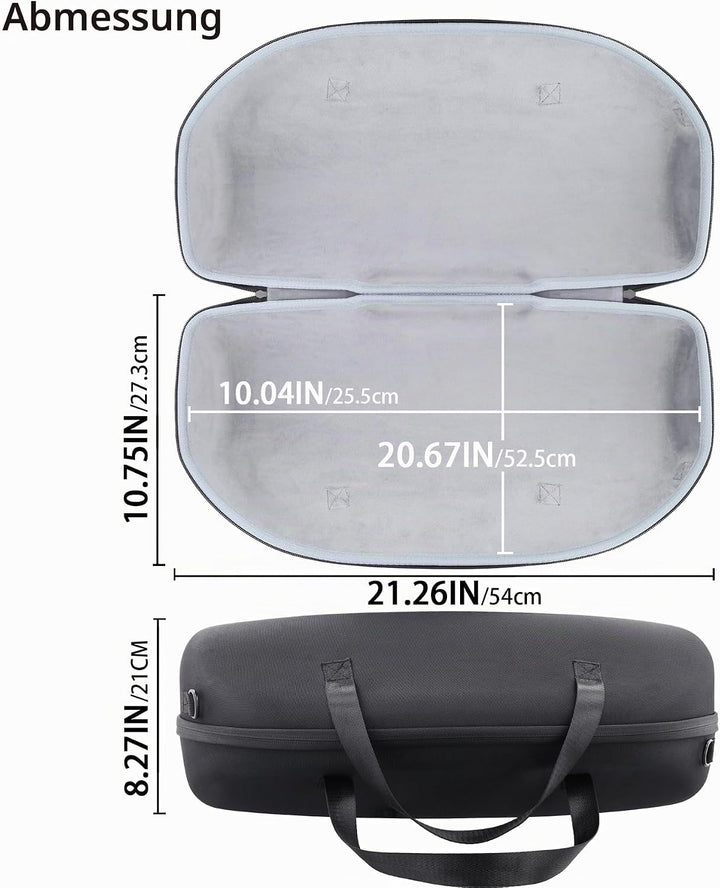 co2CREA Hart Tragetasche mit Mini Zubehörtasche und Schultergurt Für JBL Boombox 3 /Boombox 3 WiFi/B