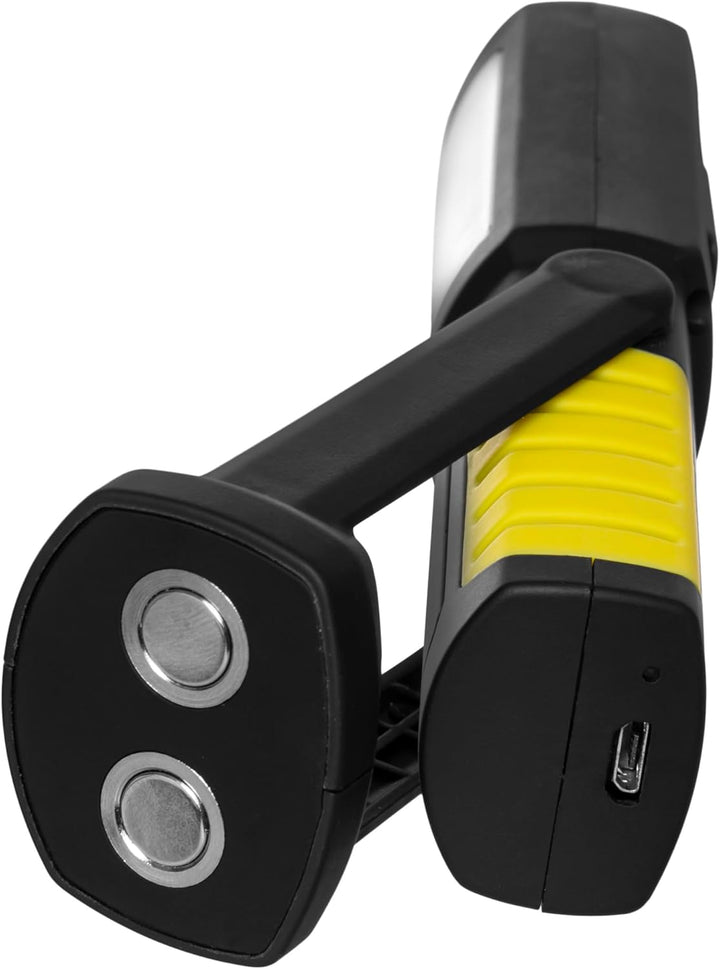 KEL Werkstattlampe - LED Arbeitsleuchte Akku, Inspektionsleuchte, Leistungsstarke 3x LED Taschenlamp