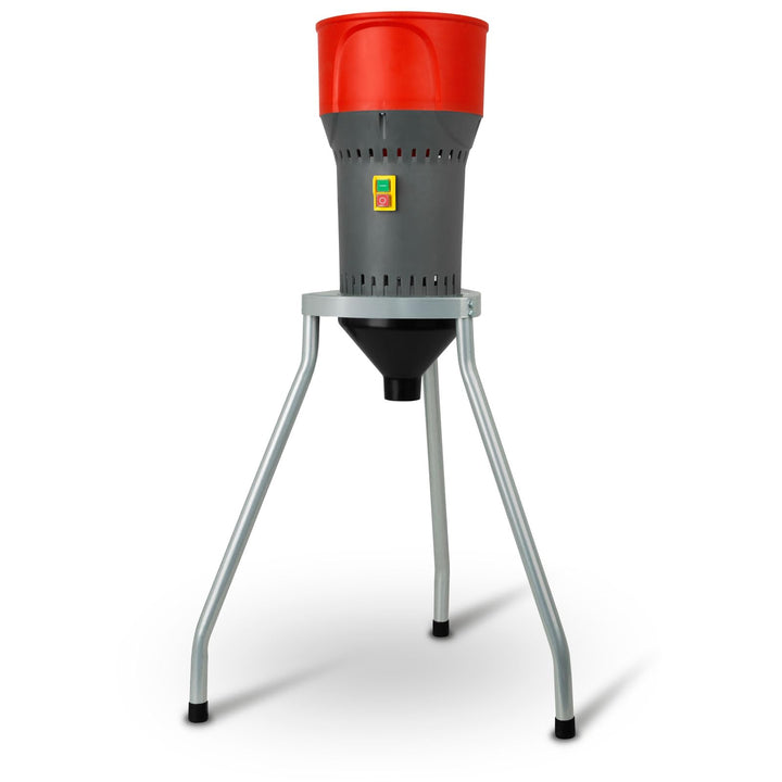 EBERTH Elektrische Getreidemühle mit Standfuss, 1000 Watt Elektromotor, 6L Einfülltrichter, 300 kg/h