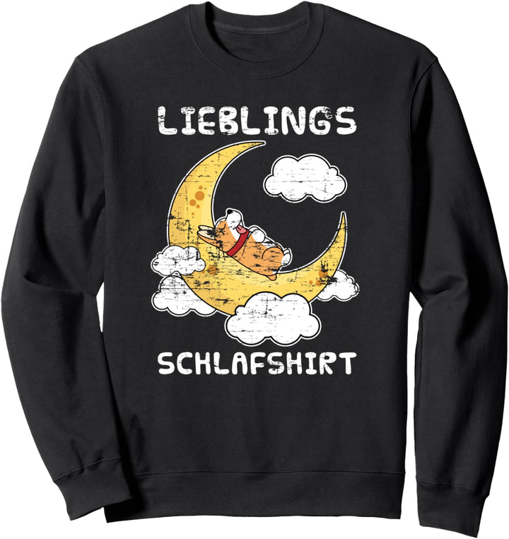Langschläfer Haustier Nachthemd Hunde Lieblings Schlafshirt Sweatshirt