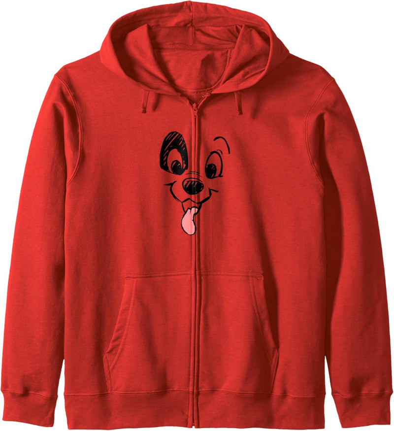 Disney 101 Dalmatians Big Puppy Face Kapuzenjacke