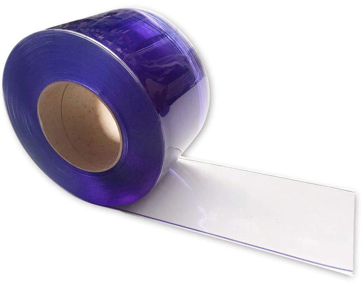 PVC-Streifen Rollenware, 2 m x 0,20 m, 2 mm transparent/durchsichtig, Weich-PVC, zur Verwendung als