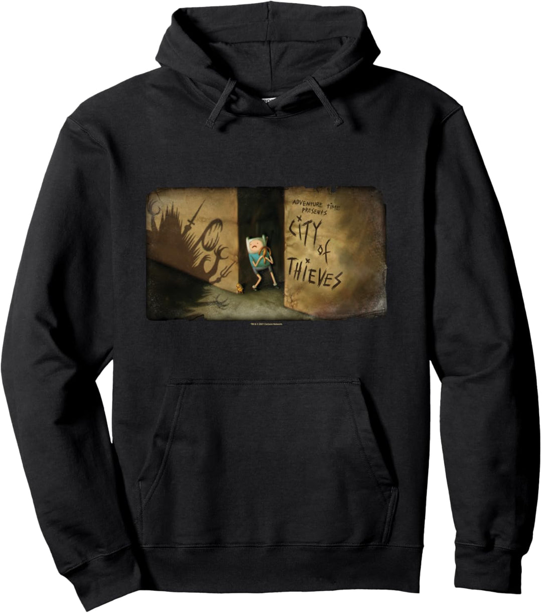 Adventure Time City of Thieves Card Pullover Hoodie