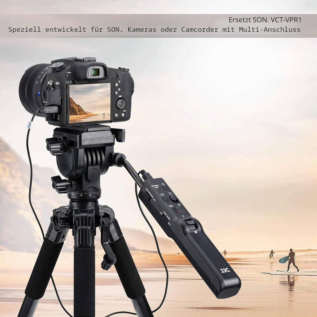 JJC Kompaktes Fernbedienungsstativ ersetzt VCT-VPR1 für Sony Alpha A9 A7R IV A7 III A7S II A6000 A66