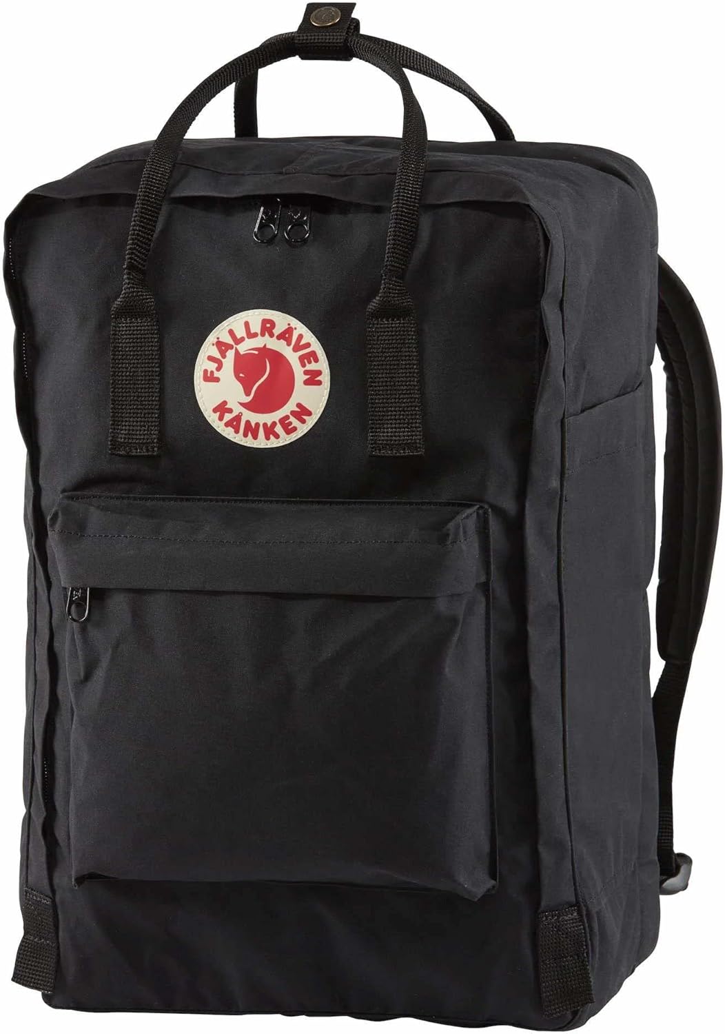 Fjällräven Unisex Rucksack Kånken, black, 43 x 30 x 18 cm, 20 liter, F27173-550 Single, Single