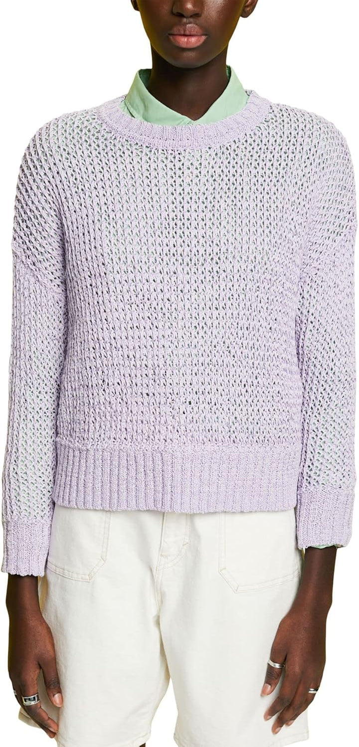 ESPRIT Damen 033eo1i308 Pullover XL 573/Lavender 4, XL 573/Lavender 4
