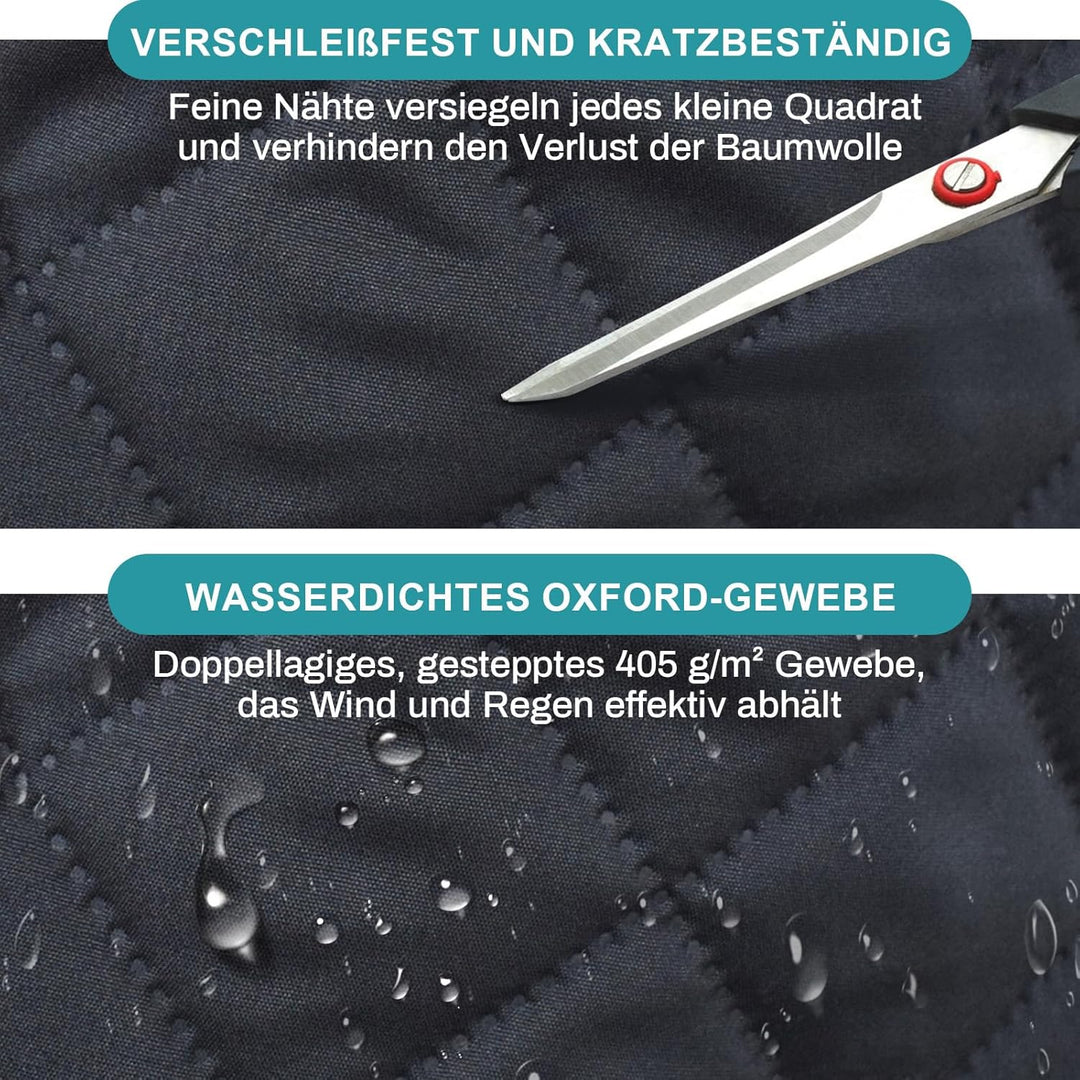 Lapalife Wärmeschutzvorhang für Tür Doppellagige Winter Vorhang mit Ösen Vorhänge Wärmeisolierend Vo