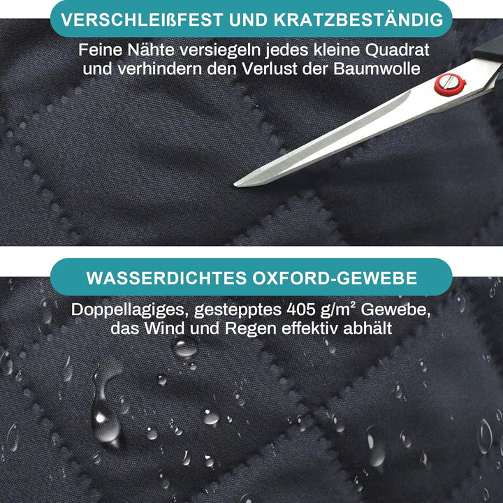 Lapalife Wärmeschutzvorhang für Tür Doppellagige Winter Vorhang mit Ösen Vorhänge Wärmeisolierend Vo