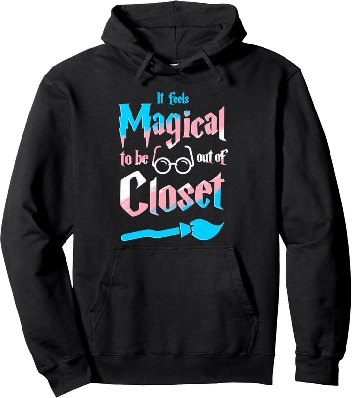 Out of Closet LGBTQ Stolz Transgender Pullover Hoodie