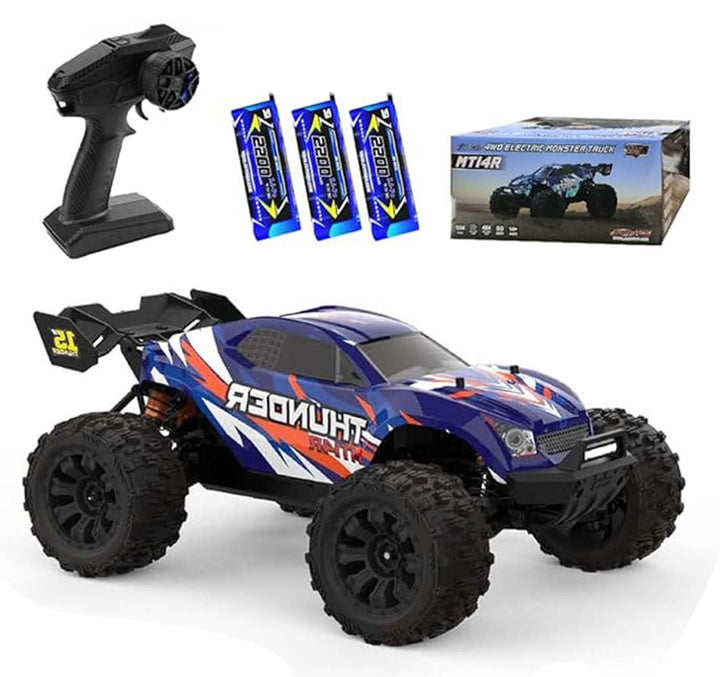 100KM/H Ferngesteuertes Auto Bürstenloser Motor, 1:14 Hochgeschwindigkeits RC Monstertruck Off-Road