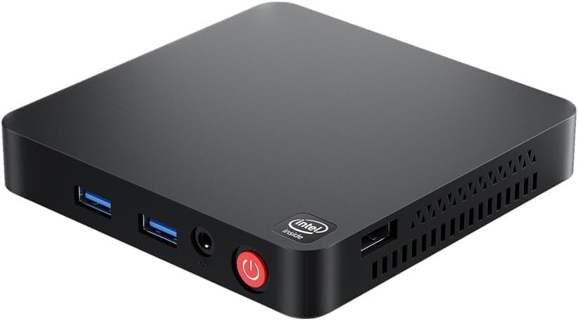 Beelink T4 PRO - Ultra Compact Mini PC mit Windows 10 Pro, Intel Celeron N3350, UHD 4K, RAM 4 GB LPD