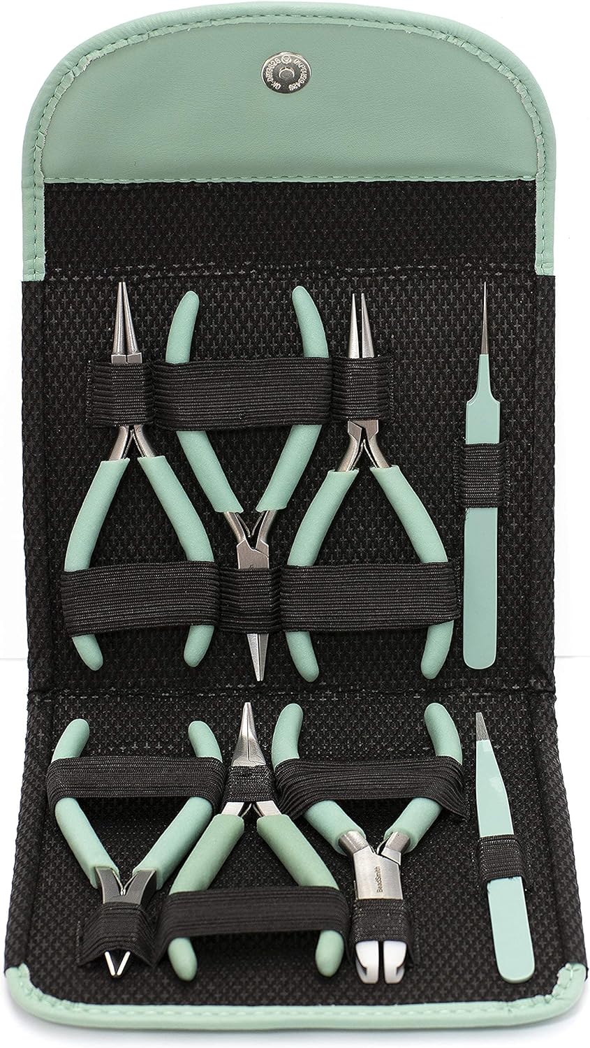BeadSmith The Beadsmith Schmuck Werkzeug Set 8-teilig 72561 Farbe Set mit Kupplung inklusive Zange S