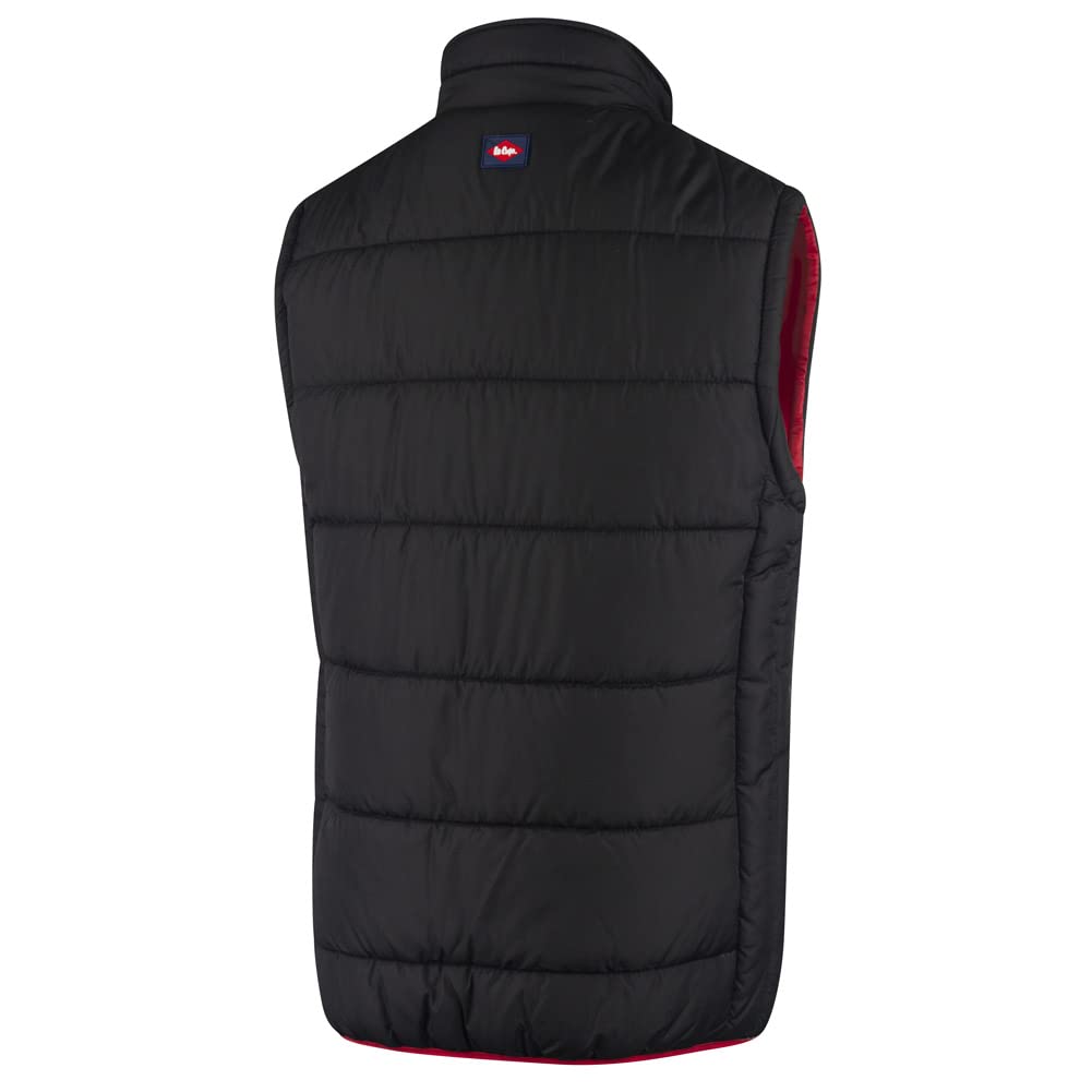 Lee Cooper Arbeitskleidung Herren Arbeitssicherheit Leichte Padded Vest Gilet Warmer mit Kontrastnäh