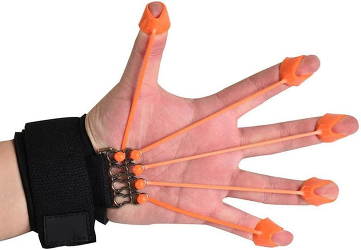 Faruxue Fingertrainer - Finger und Hand Extensor Trainer Exerciser mit Widerstandsband Stretcher Stä