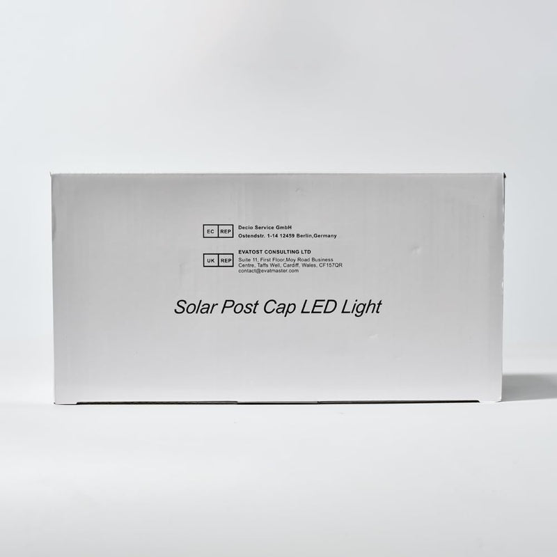 2pcs Pfostenkappe Solar 7x7 8x8 9x9 10x10, Solar Zaunpfosten Leuchte Solar Post Cap Light Solar Pfos