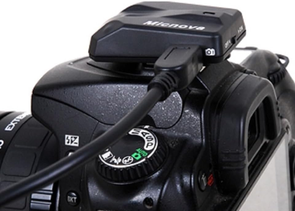 Micnova GPS Receiver Geotagger mit Fernauslöser für Nikon DSLR-Kameras