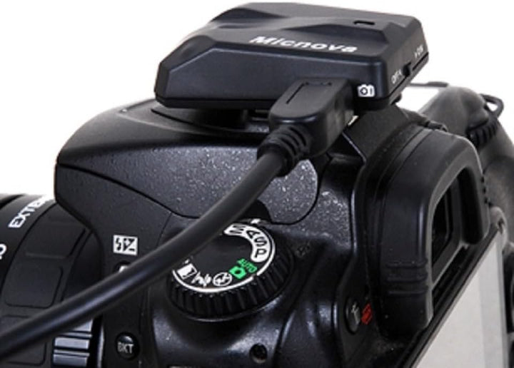 Micnova GPS Receiver Geotagger mit Fernauslöser für Nikon DSLR-Kameras