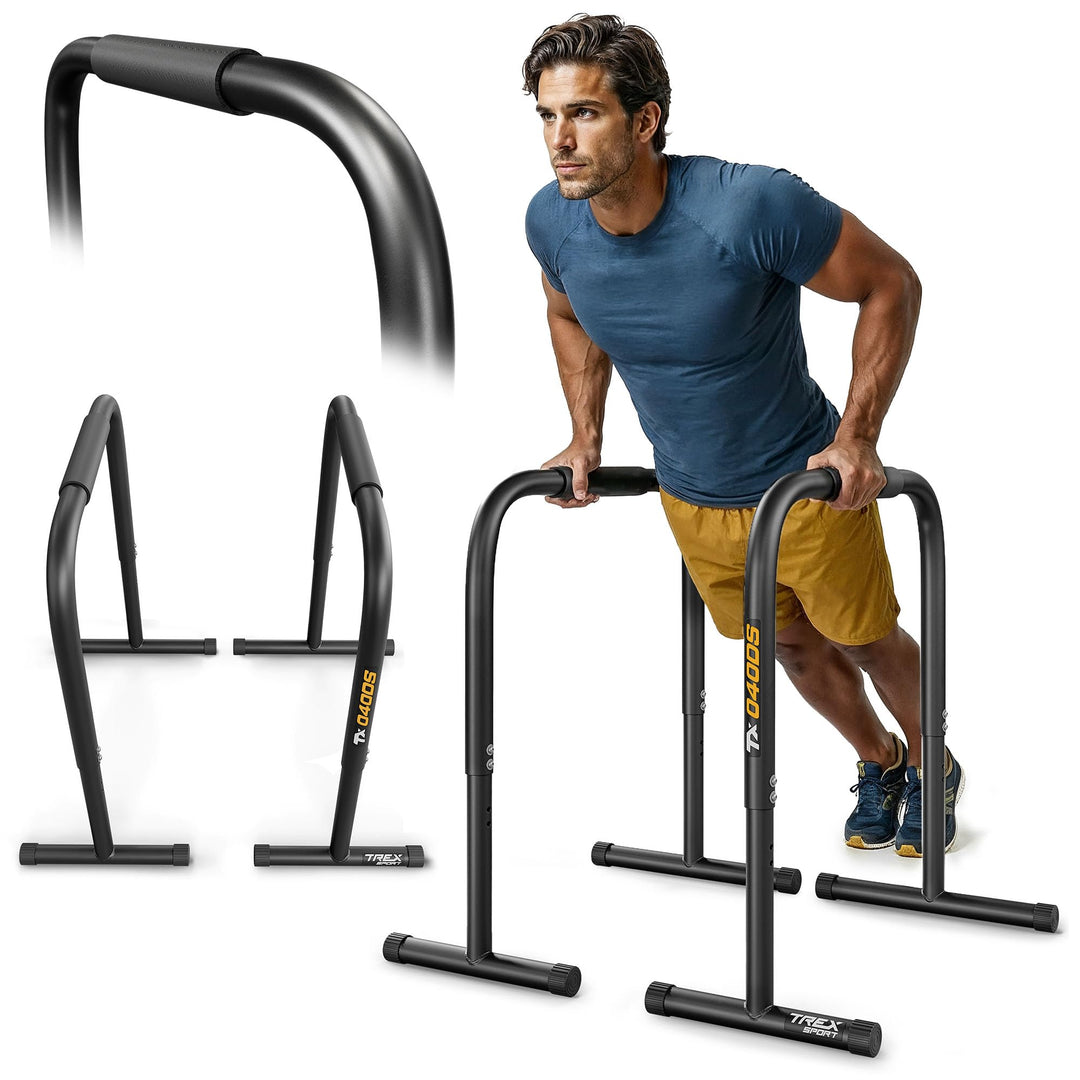 Dip Barren TX-040DS | Dip Station bis 200 kg, höhenverstellbar | Calisthenics Equipment