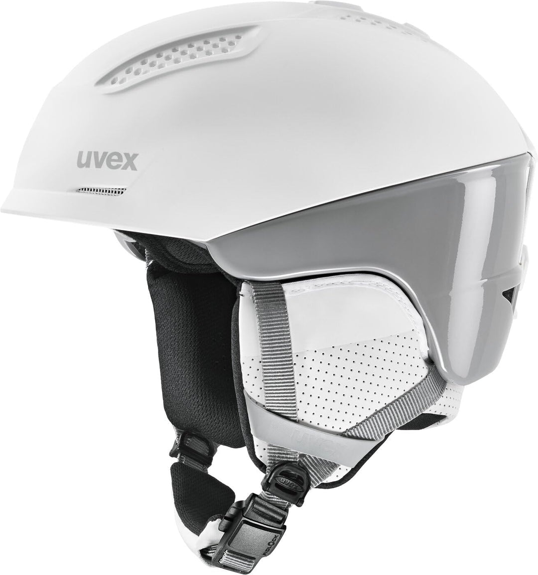 Uvex Unisex-Erwachsene Ultra Pro Skihelm white/grey 55-59 cm, white/grey 55-59 cm