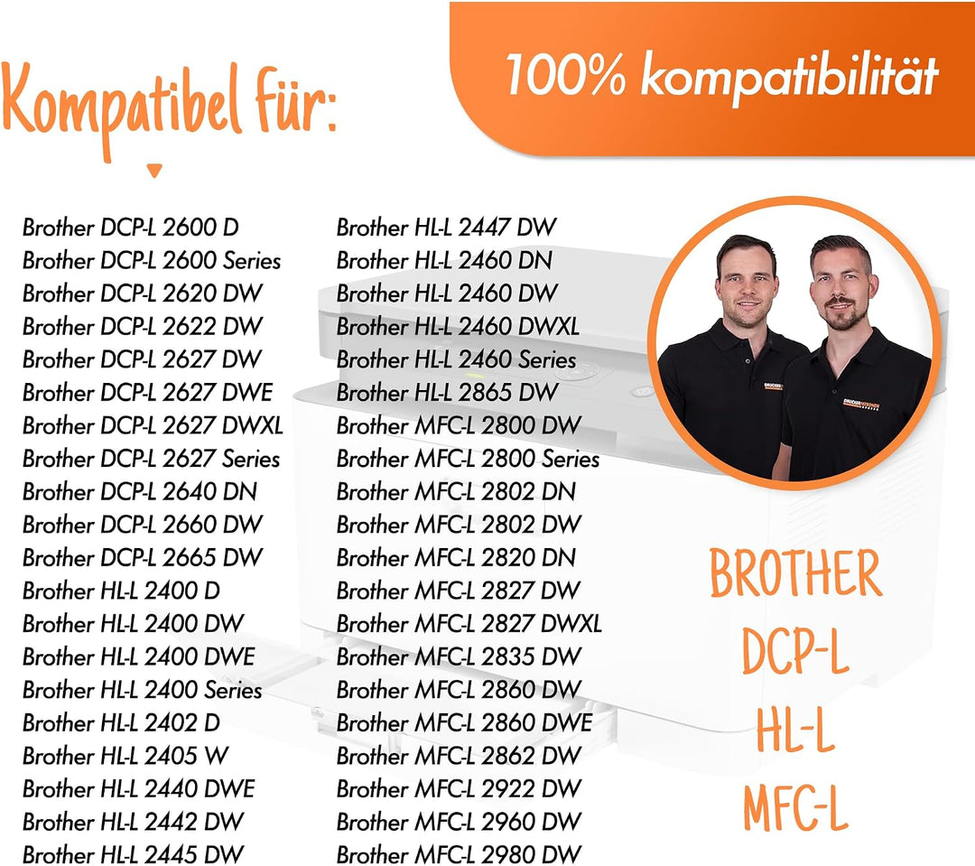 Bubprint TN2510 XL TN2510XL Kompatibel als Ersatz für Brother TN2510 Toner TN-2510XL für Brother HL-