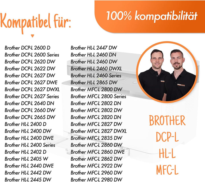 Bubprint TN2510 XL TN2510XL Kompatibel als Ersatz für Brother TN2510 Toner TN-2510XL für Brother HL-