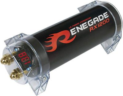 RENEGADE RX1200 Power Cap 1.2 Farad car-Audio-kondensator für systeme bis 1200 watt rms 1 2 3 4 5 10