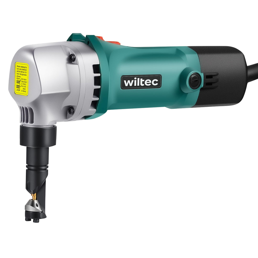 Blechknabber 500W mit Schnitttiefe bis 2,5mm & um 360° drehbarer Knabberkopf