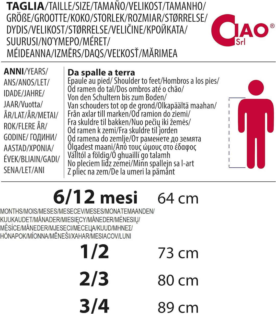 Ciao Jungen Principino Costume Bambino (Taglia 3-4 anni) Kostüme, hellblau, Jahre