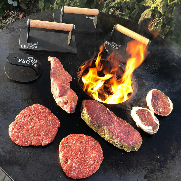 A. Weyck Tools Feuerplatte 80cm 5mm für Feuertonnen Grillplatte Plancha Grillring #02