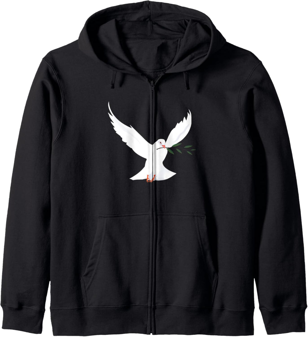 Friedenstaube mit Zweig Frieden Peace Love Friedenstaube Kapuzenjacke
