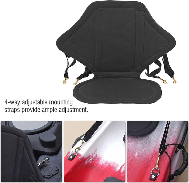Ejoyous Kajak-Sitz Kajakfahren Rückenlehne Sitz Kanusport Sitzstuhl Für SUP Board Verstellbare Gurte