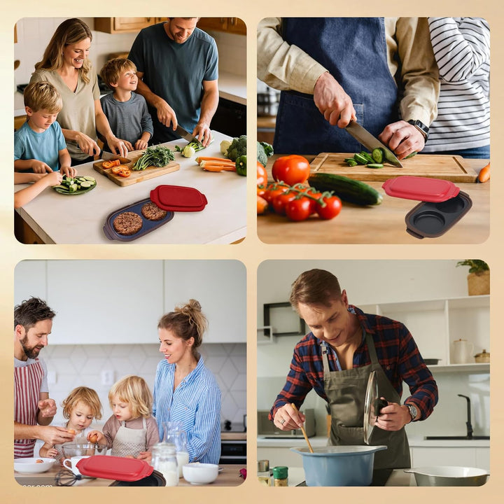 Eierkocher, Rot Multifunktionaler Eierkocher für Mikrowelle, Kocher & Wilderer für Frühstücksbrötche