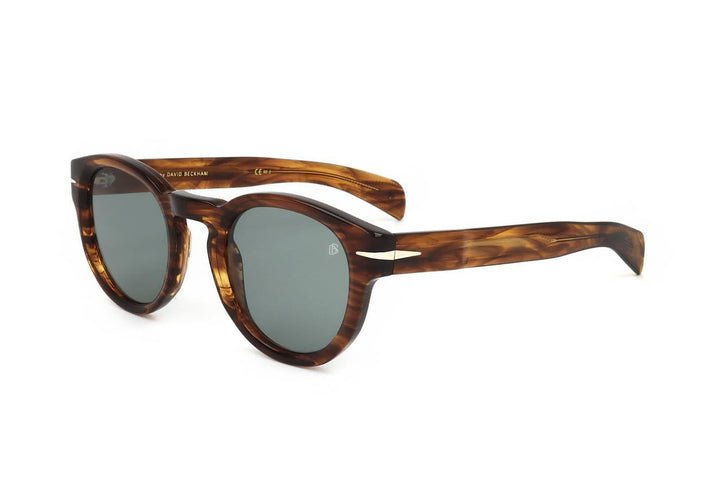 David Beckham Unisex Db 7041/S Sunglasses 48 Ex4/Qt Brown Horn, 48 Ex4/Qt Brown Horn
