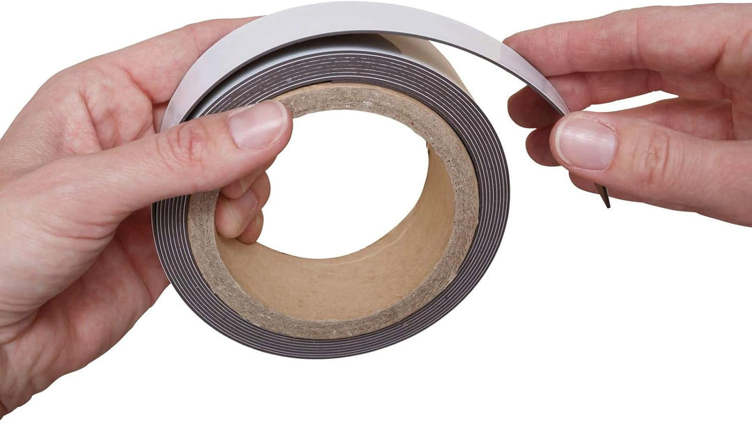 Maul 6523702 Kennzeichnungsband, magnetisch, 3000 mm x 4 cm, 1 mm, weiss, 4 cm