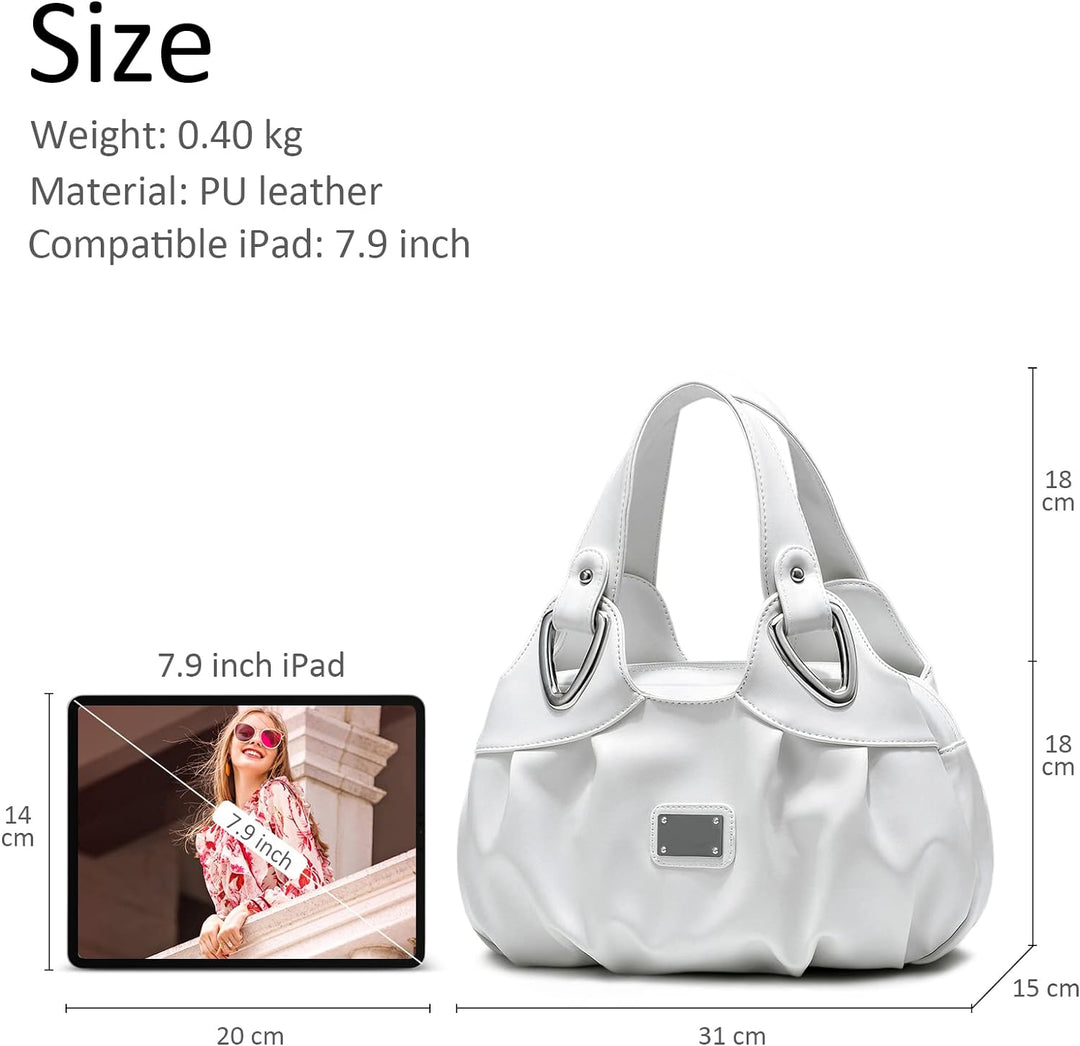 DIRRONA Elegant Damen Handtasche Schultertasche Gross Kapazität Tragetasche Leicht Reise Taschen Was