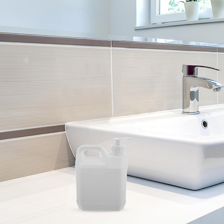 BESPORTBLE Weisser 2l Schaumspender aus Kunststoff mit Einfachem Pumpendesign und Leicht zu Reinigen