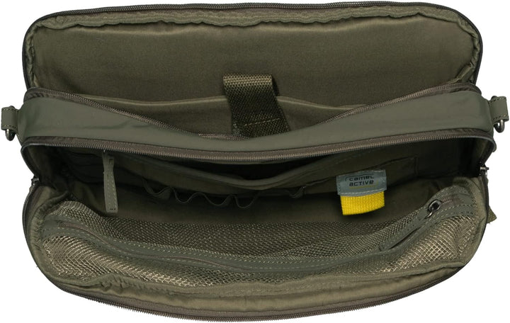 camel active bags City Herren Businesstasche Aktentasche 40,0 x 9,0 x 28,0 Khaki, 40,0 x 9,0 x 28,0