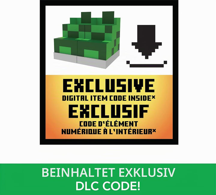 Mattel Minecraft explodierender ferngesteuerter Creeper mit Lichtern und Geräuschen, 10 Explosionspa