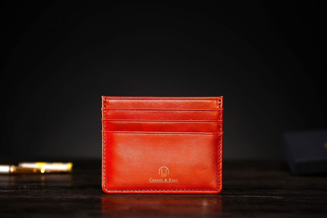 Cronus & Rhea® | Luxus Kartenhalter aus exklusivem Leder (Argos) | Kartenetui - Kreditkartenetui - K