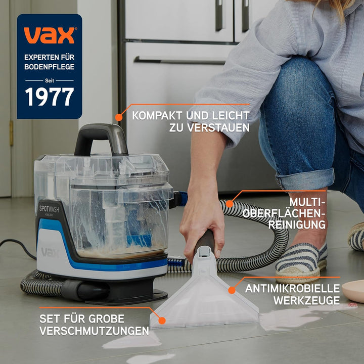 Vax SpotWash Home Duo Fleckenreiniger Polsterreiniger Gerät – Teppich- und Polsterreiniger mit schne